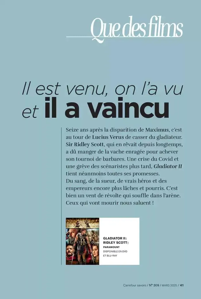 A CHACUN SA CULTURE du 3 mars au 31 mars 2025 - Catalogue page 41
