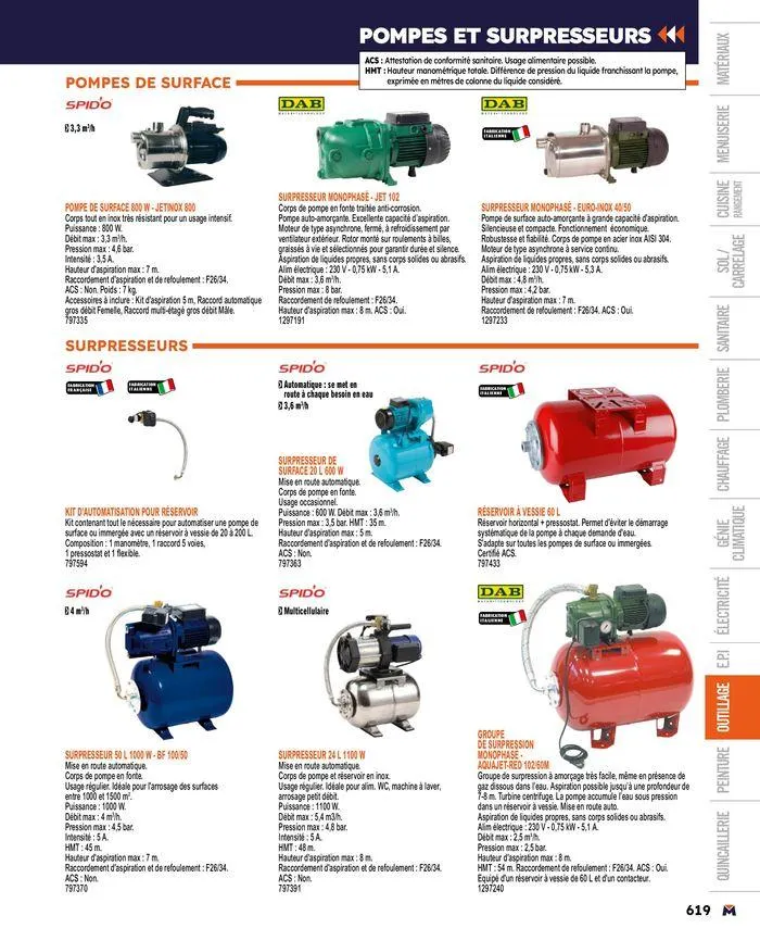 Guide produits 2024 du 15 mars au 31 décembre 2024 - Catalogue page 619
