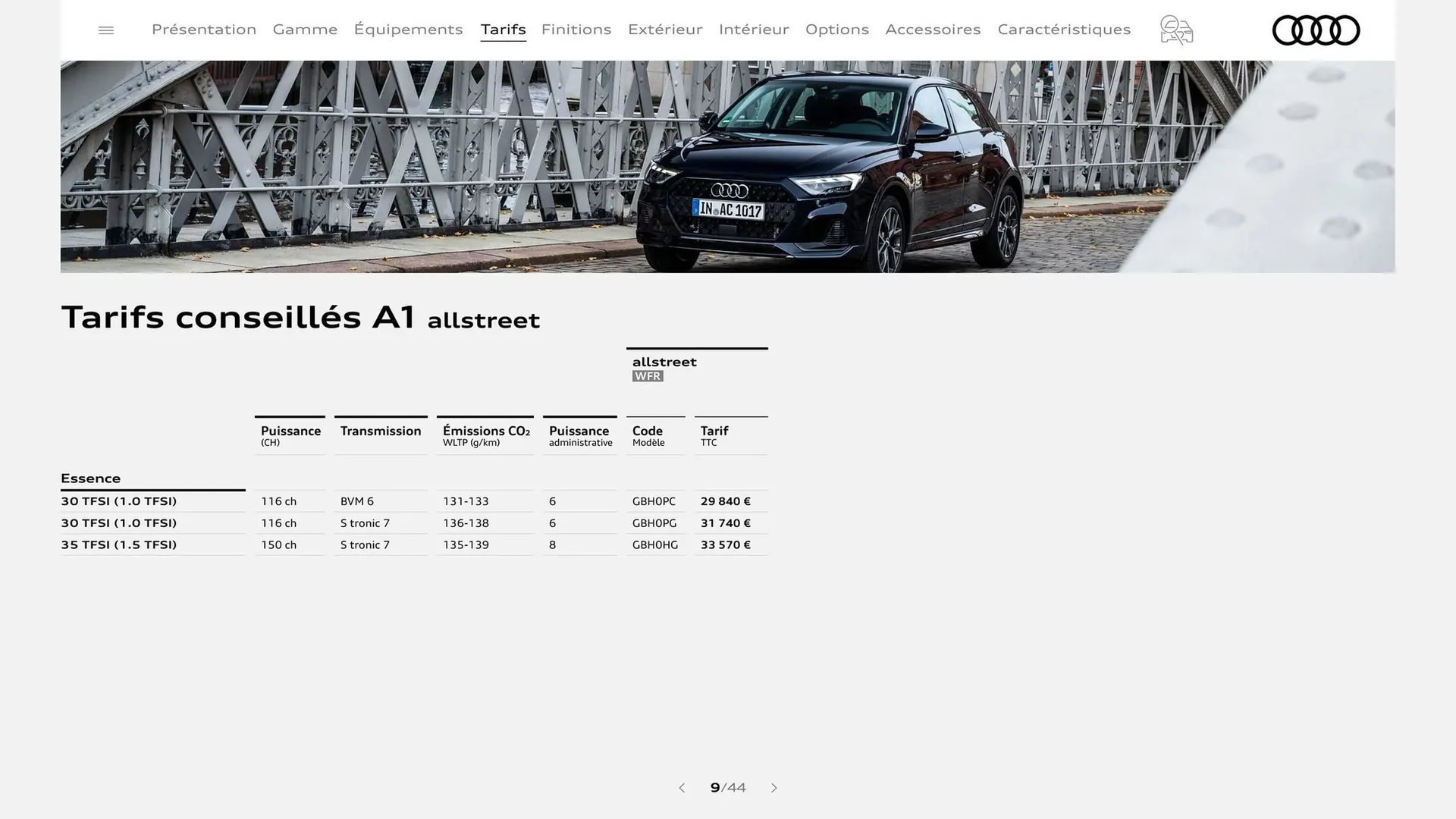 Catalogue Audi du 7 janvier au 31 janvier 2026 - Catalogue page 9