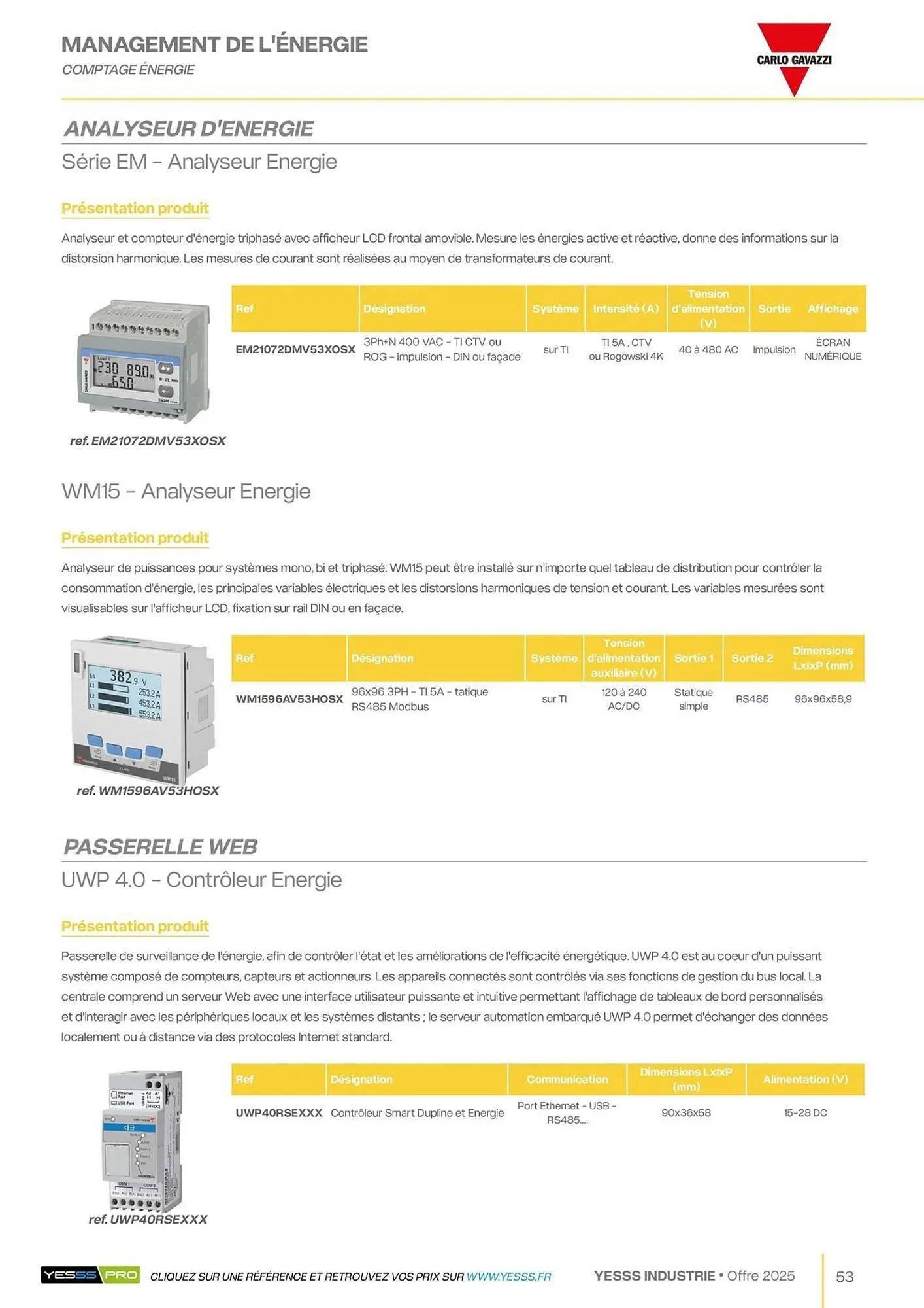 Catalogue Yesss electrique du 28 janvier au 31 décembre 2025 - Catalogue page 55