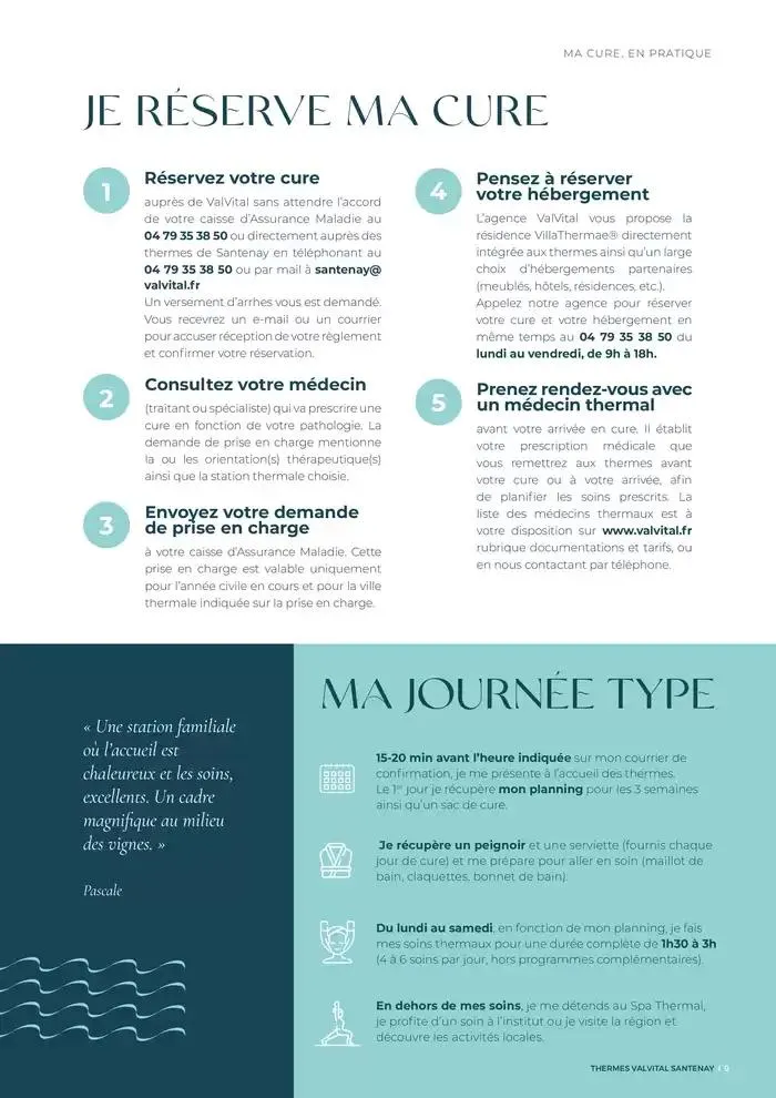 Brochure établissement Santenay 2025 du 17 mars au 22 novembre 2025 - Catalogue page 9