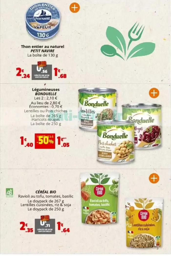 DES PETITS PRIX BIO ET GOURMANDS! du 28 mars au 6 avril 2025 - Catalogue page 6