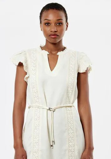 Robe écru femme