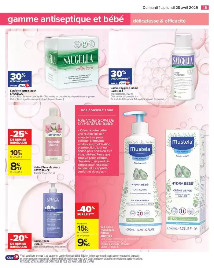 PARAPHARMACIE AVRIL du 1 avril au 28 avril 2025 - Catalogue page 15