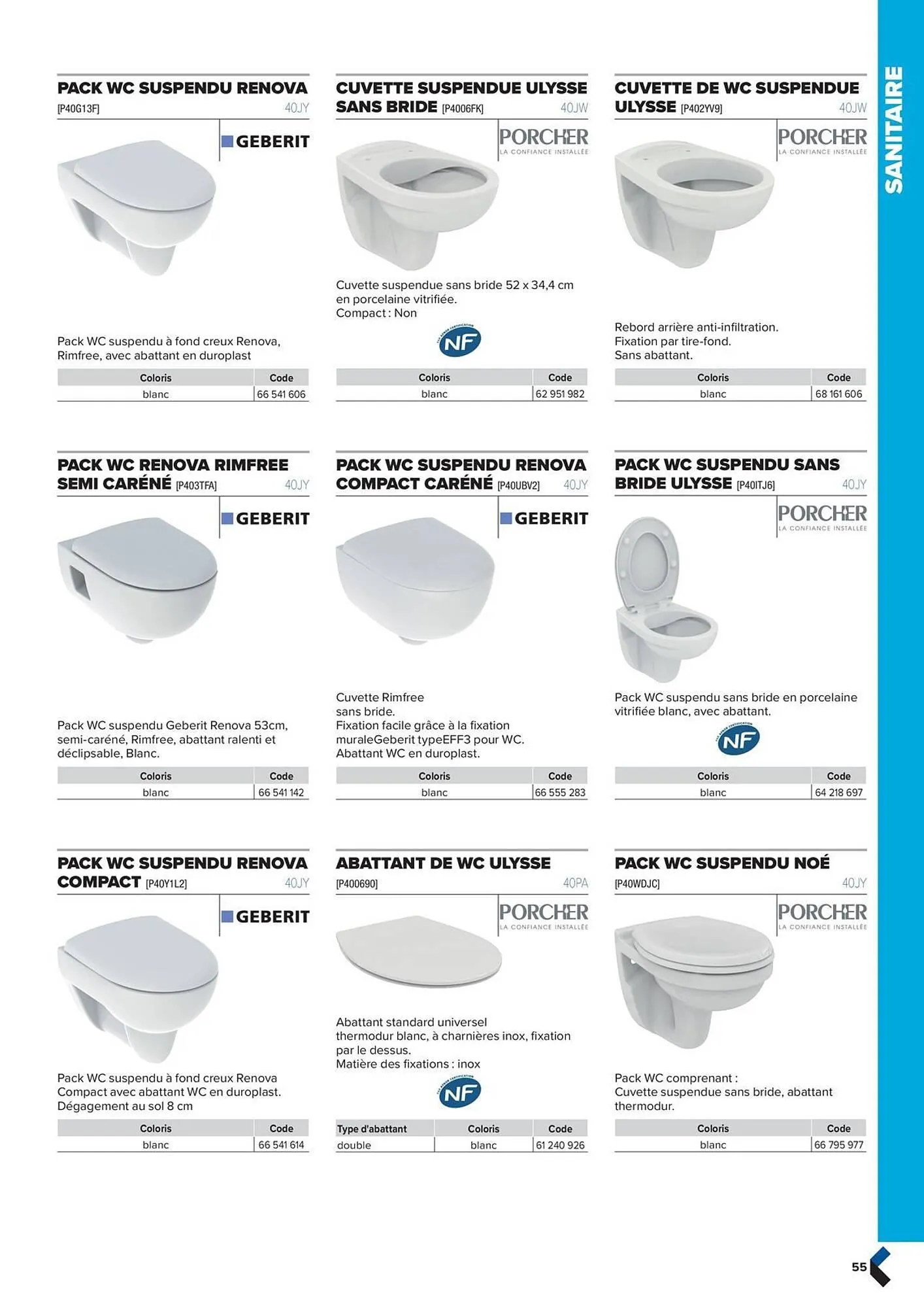 Catalogue Prolians du 2 octobre au 31 décembre 2025 - Catalogue page 55