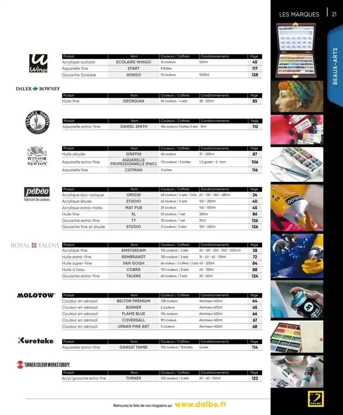 CATALOGUE DALBE 2025 du 27 janvier au 31 décembre 2025 - Catalogue page 23