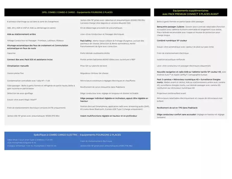 Opel Combo Cargo du 5 mars au 5 mars 2026 - Catalogue page 4