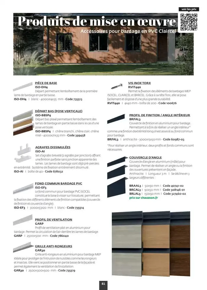 Aménagez votre extérieur SAISON 2025 du 1 janvier au 31 décembre 2025 - Catalogue page 83