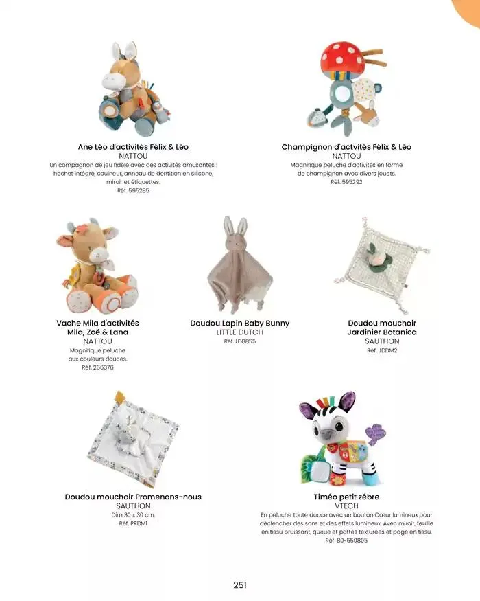 Collection 2024-2025 du 20 août au 30 juin 2025 - Catalogue page 253