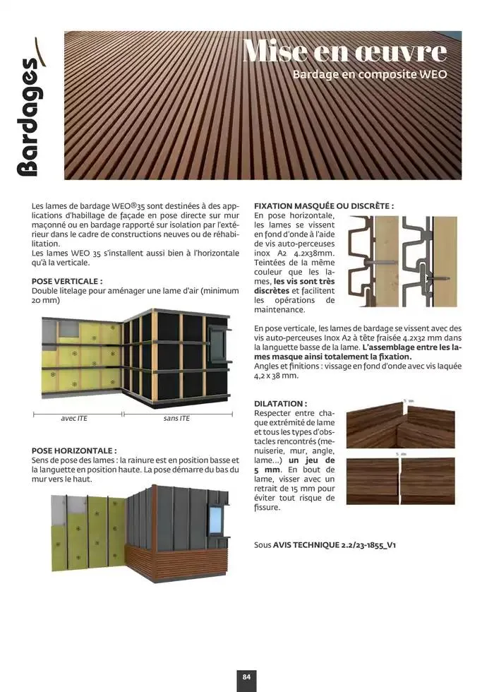 Aménagez votre extérieur SAISON 2025 du 1 janvier au 31 décembre 2025 - Catalogue page 86