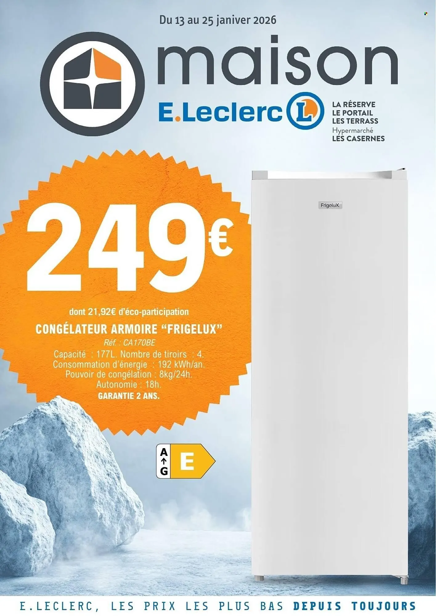 Catalogue E.Leclerc du 13 janvier au 25 janvier 2026 - Catalogue page 1
