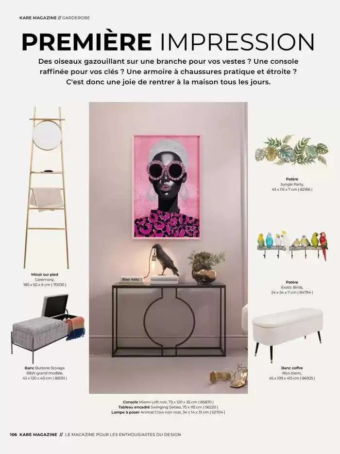 LE MAGAZINE POUR LES ENTHOUSIASTES DU DESIGN du 6 février au 31 décembre 2025 - Catalogue page 106