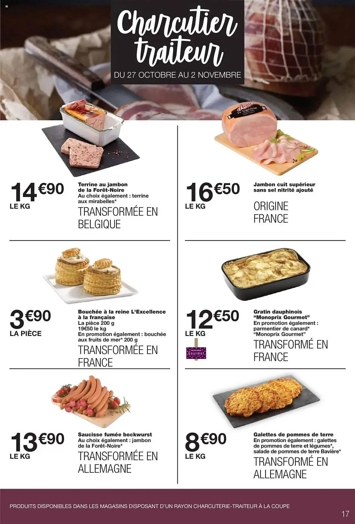 Catalogue Monoprix du 21 octobre au 2 novembre 2025 - Catalogue page 17