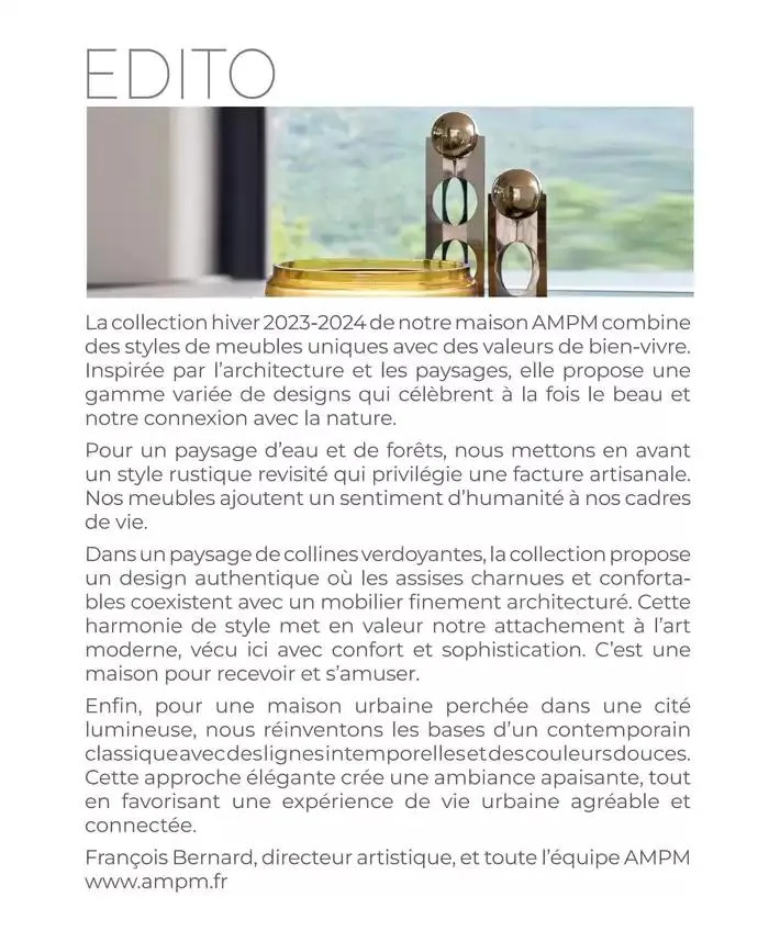 E-catalogue Automne-Hiver AMPM du 14 novembre au 31 décembre 2024 - Catalogue page 83