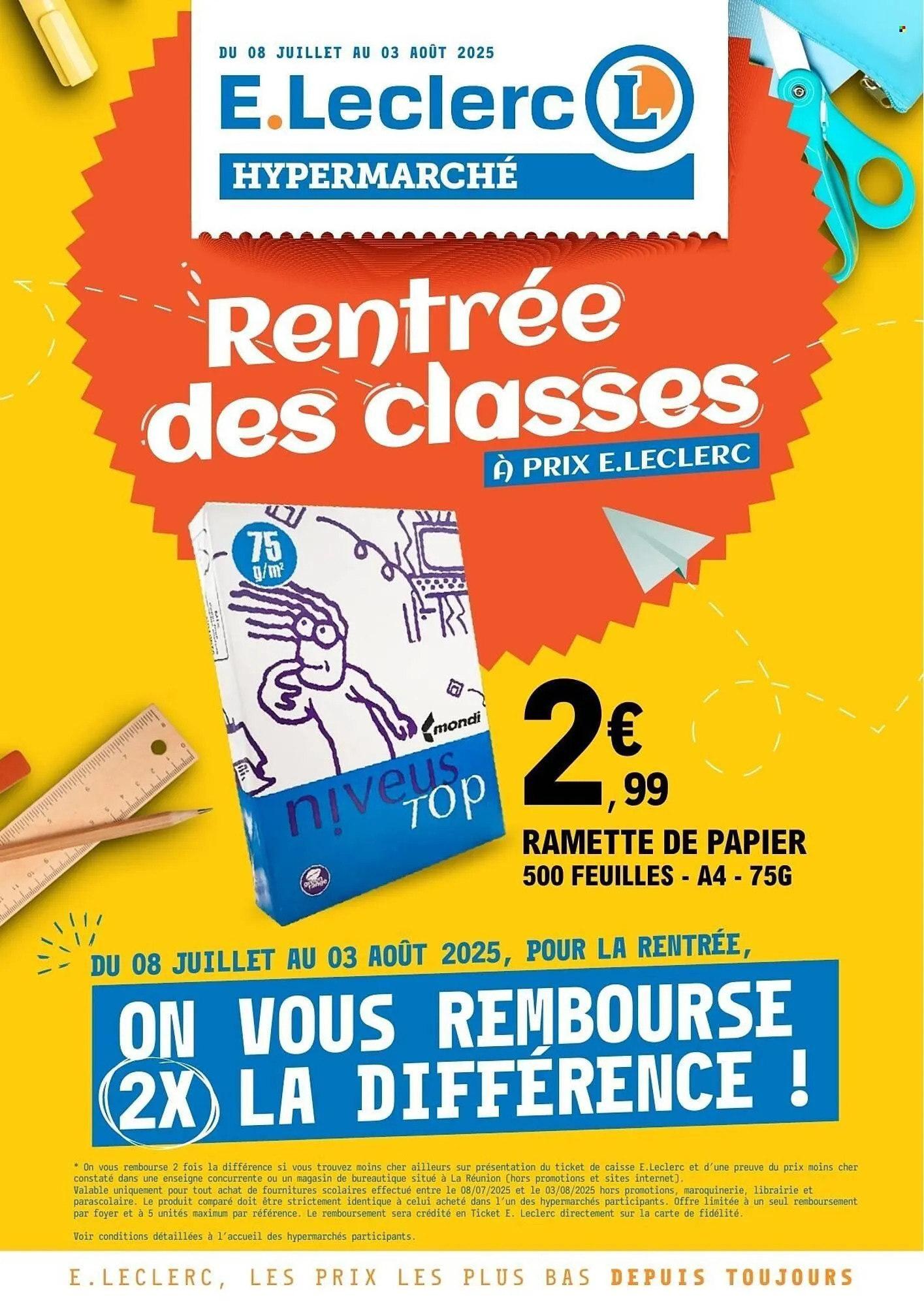 Catalogue E.Leclerc du 8 juillet au 3 août 2025 - Catalogue page 1