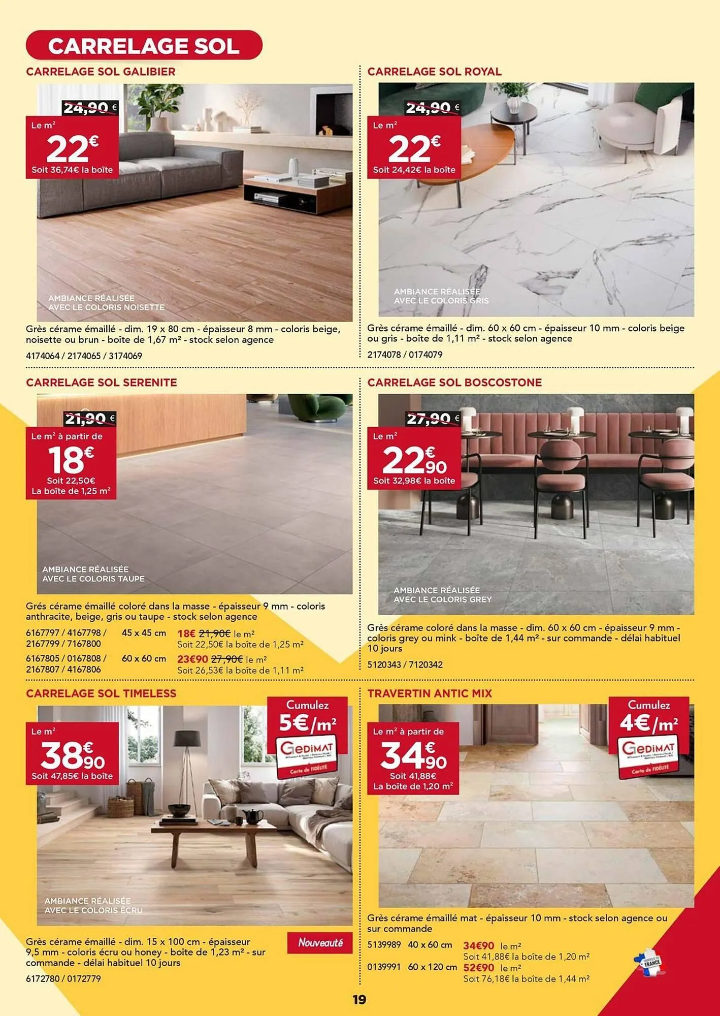 Catalogue Gedimat du 1 juillet au 20 août 2025 - Catalogue page 19