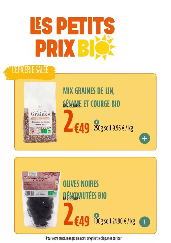 LES PETITS PRIX BIO du 11 mars au 31 décembre 2025 - Catalogue page 2