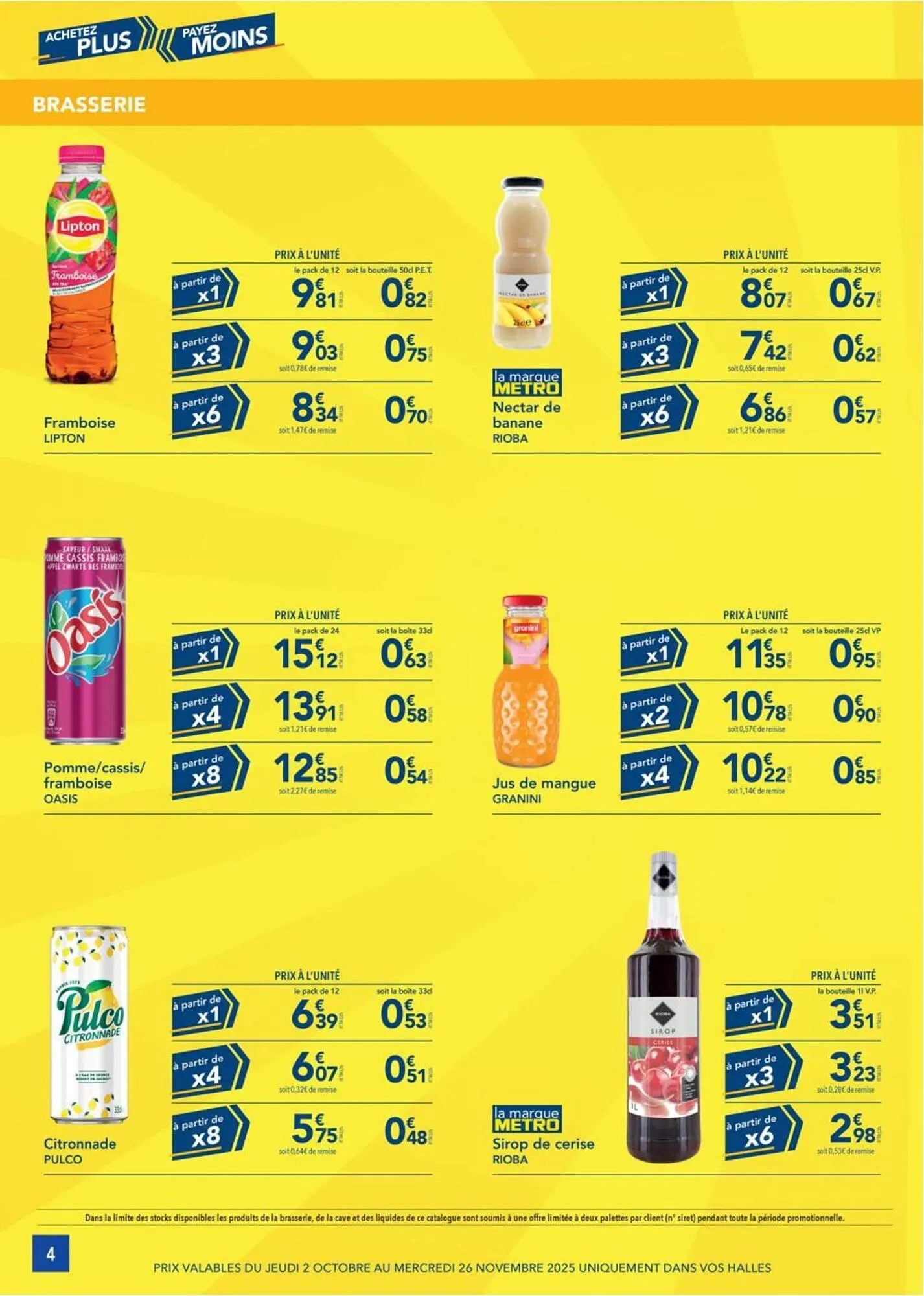 Catalogue METRO du 2 octobre au 26 novembre 2025 - Catalogue page 4