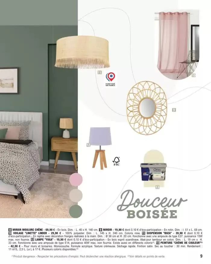 Guide Decoration Interieure du 2 mai au 31 décembre 2025 - Catalogue page 9