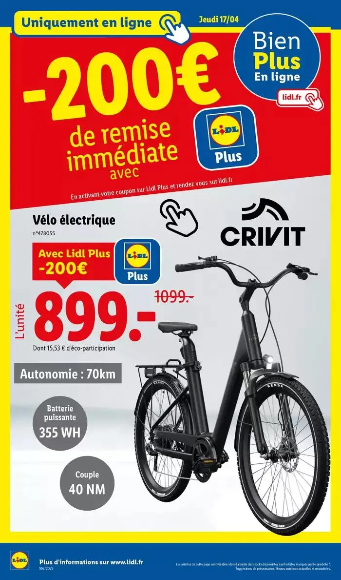 Découvrez la sélection de produits mode et bricolage à prix Lidl ! du 14 avril au 17 avril 2025 - Catalogue page 38