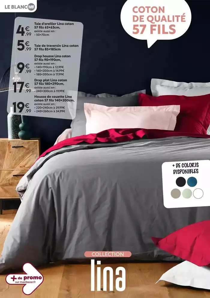 LINGE DE MAISON : DU STYLE à petits prix ! du 27 décembre au 26 janvier 2025 - Catalogue page 4