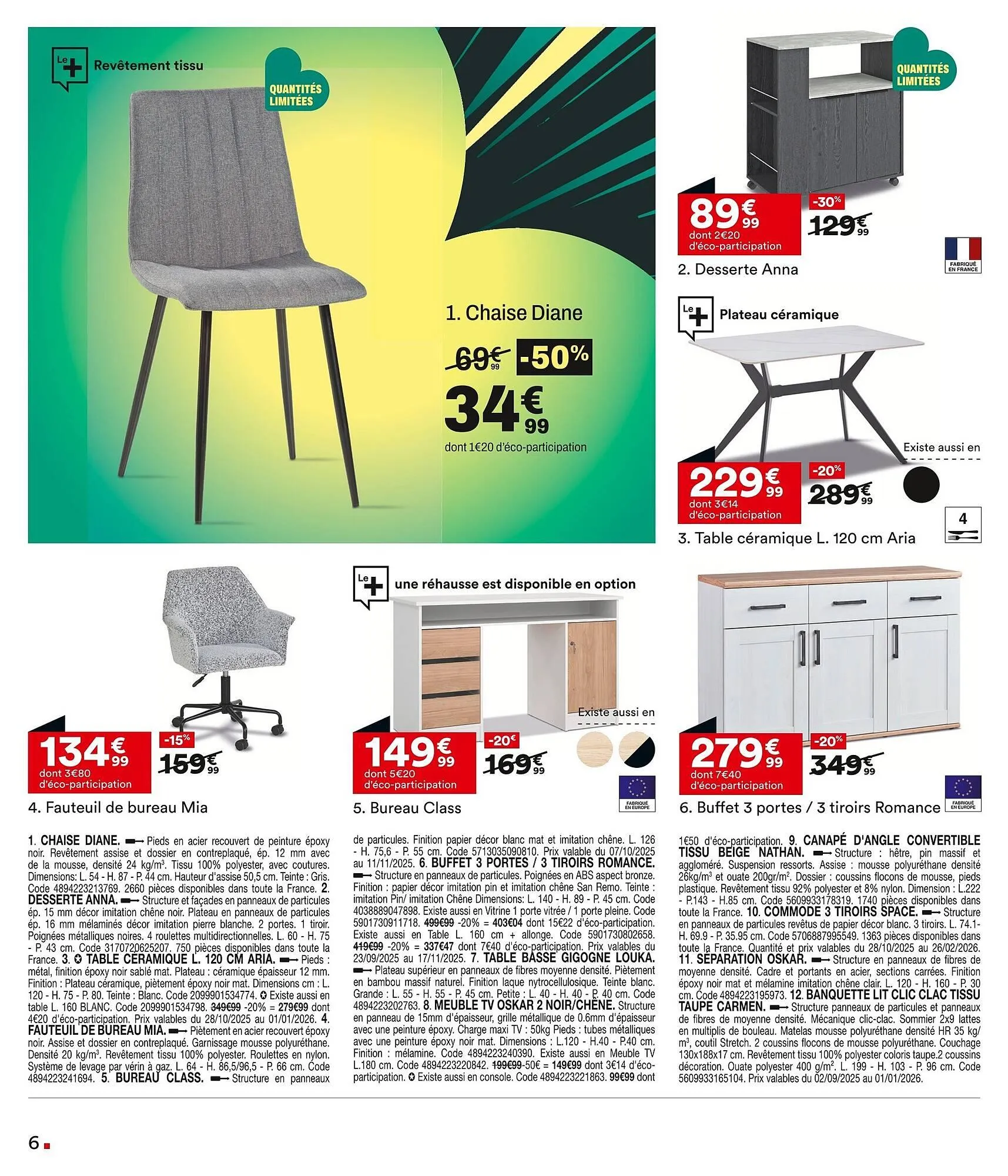 Catalogue BUT du 28 octobre au 17 novembre 2025 - Catalogue page 6