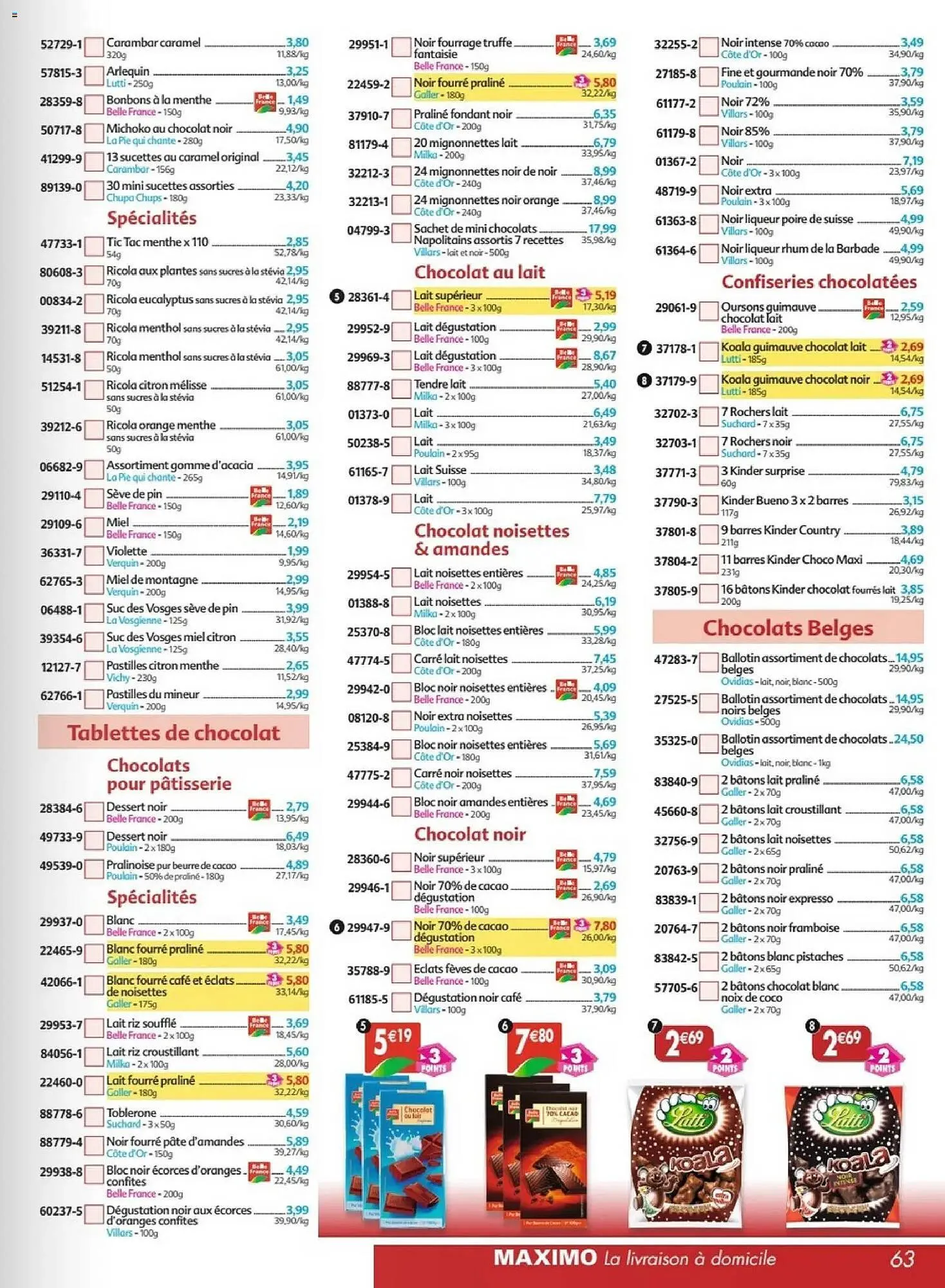 Catalogue Maximo du 24 décembre au 22 janvier 2026 - Catalogue page 63