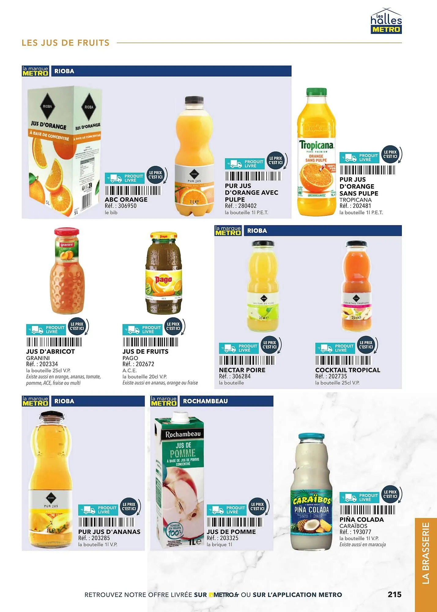 Catalogue METRO du 2 mars au 31 décembre 2025 - Catalogue page 215