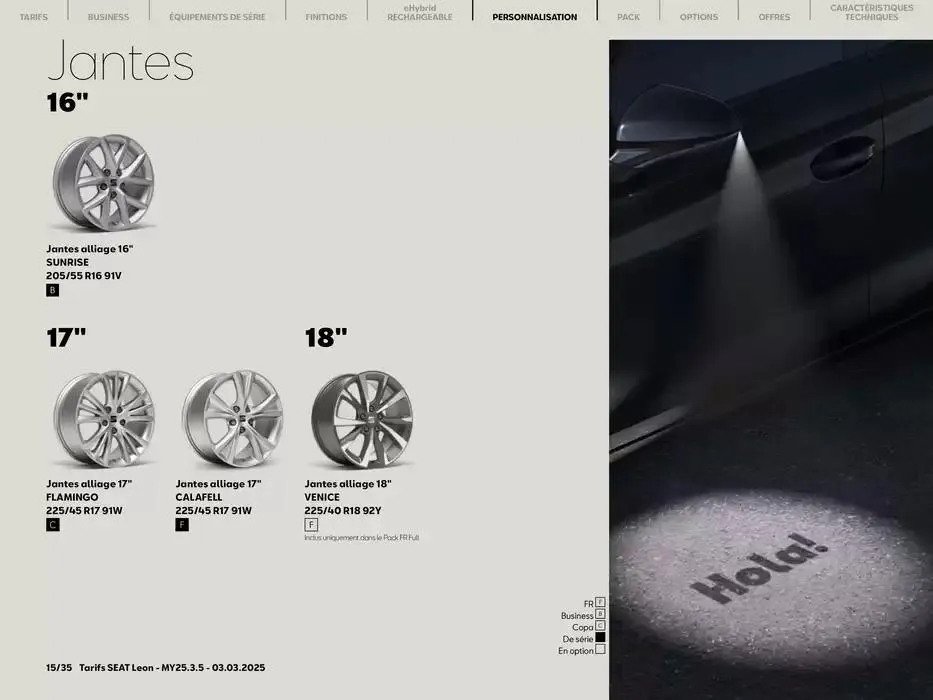 SEAT Leon 5 portes du 5 mars au 5 mars 2026 - Catalogue page 15