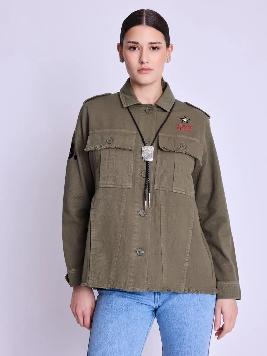 VICTORY | Surchemise khaki en coton