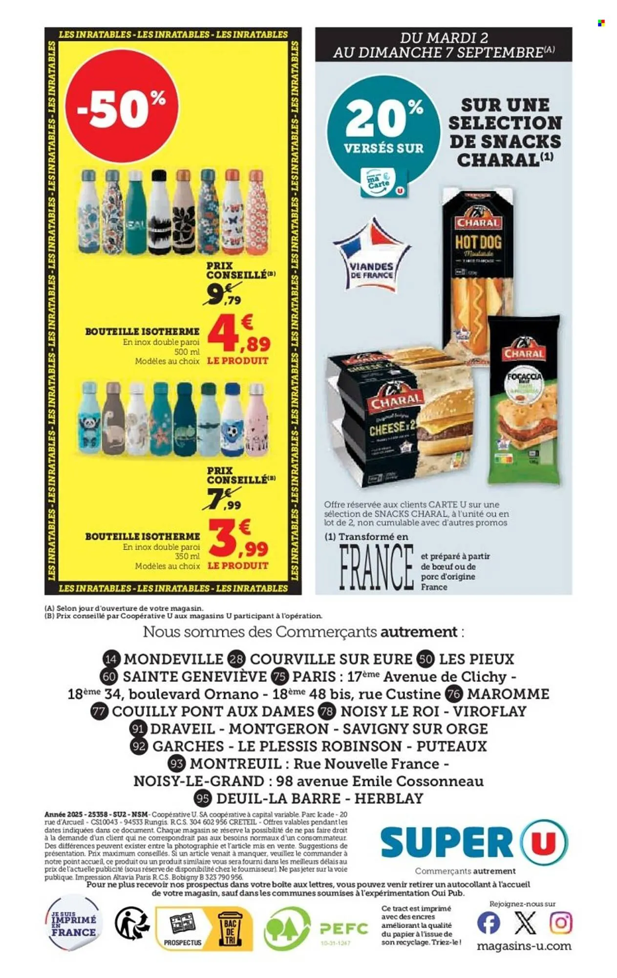 Catalogue Super U du 2 septembre au 14 septembre 2025 - Catalogue page 32