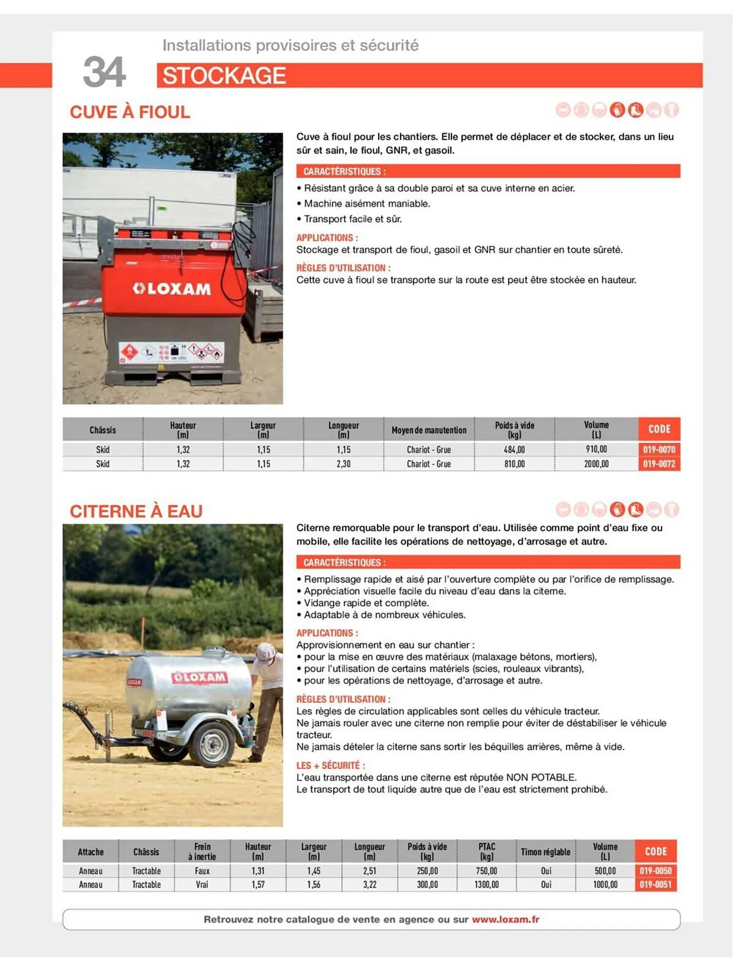 Catalogue Loxam du 19 avril au 31 décembre 2023 - Catalogue page 36