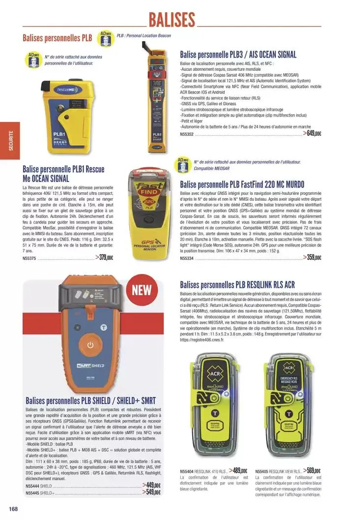 Catalogue Accastillage Diffusion 2025 du 1 janvier au 31 décembre 2025 - Catalogue page 170