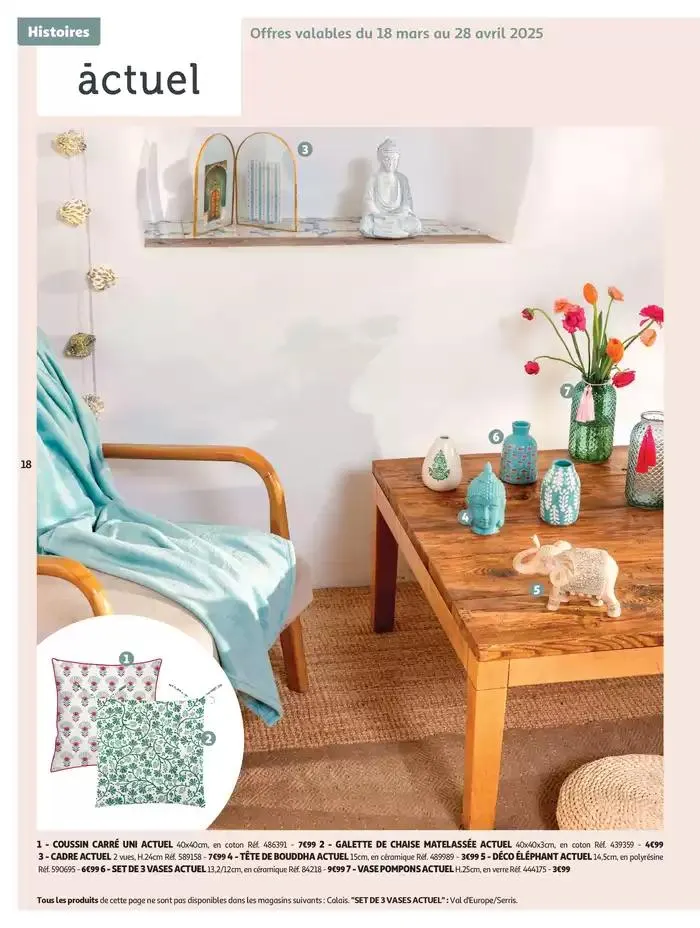 Tout pour la déco du 18 mars au 28 avril 2025 - Catalogue page 18