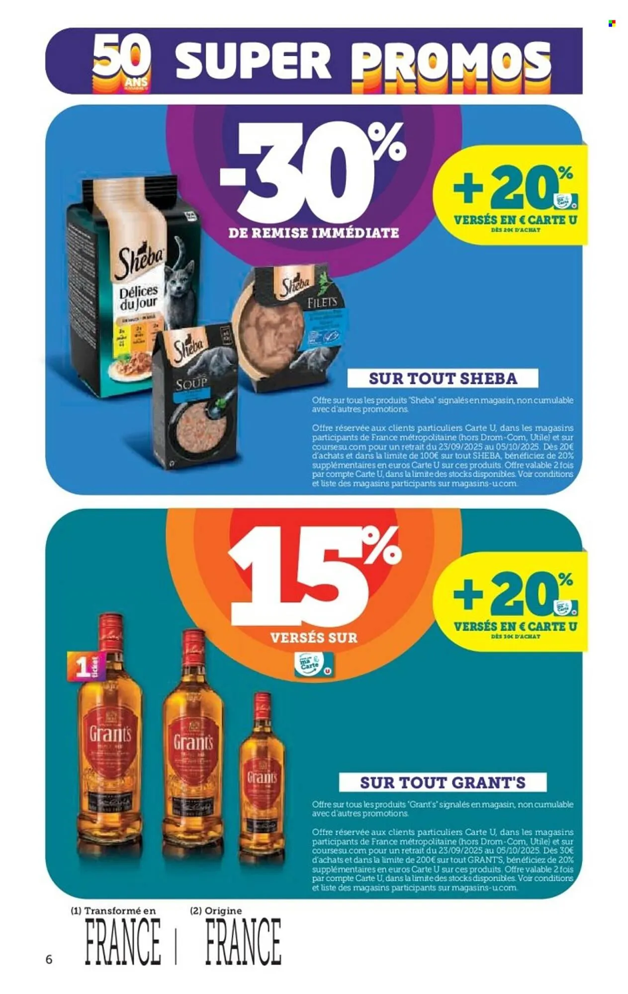 Catalogue Super U du 23 septembre au 5 octobre 2025 - Catalogue page 6