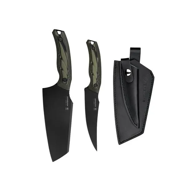 Obuy Monsoon | 2 couteaux de cuisine pour camping