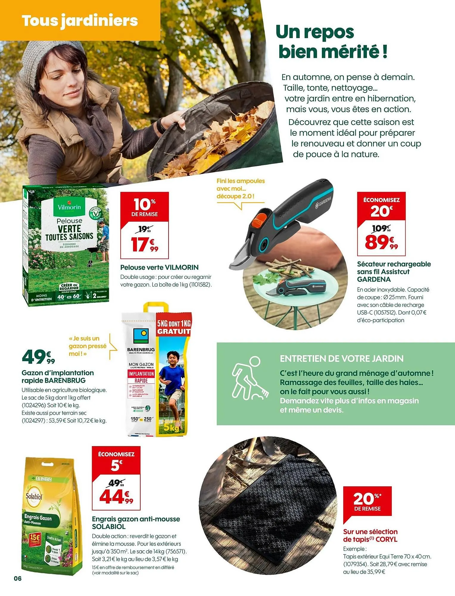 Catalogue Truffaut du 17 octobre au 2 novembre 2025 - Catalogue page 6