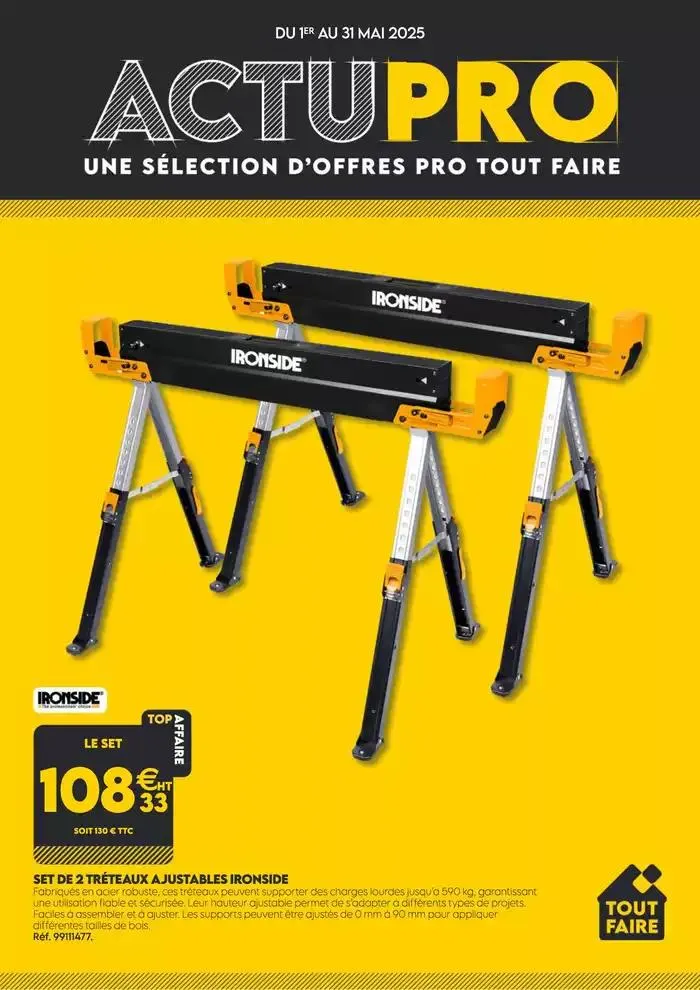 Actupro du 2 mai au 31 mai 2025 - Catalogue page 1