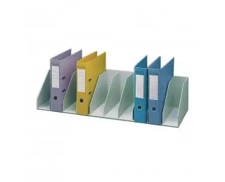 Trieur à 9 cases fixes - PAPERFLOW - Gris