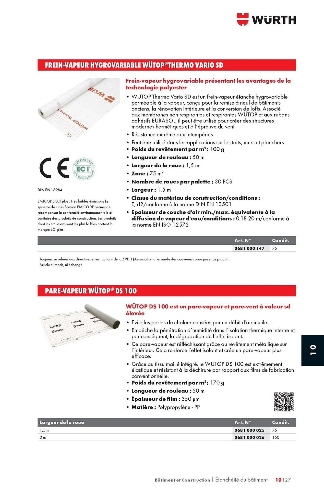 Catalogue Würth du 12 mai au 31 décembre 2025 - Catalogue page 1409
