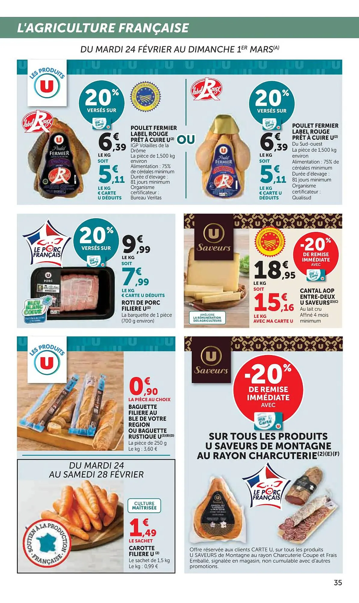 Catalogue Super U du 24 février au 8 mars 2026 - Catalogue page 35