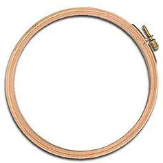 Tambour à broder bois D 15.5cm