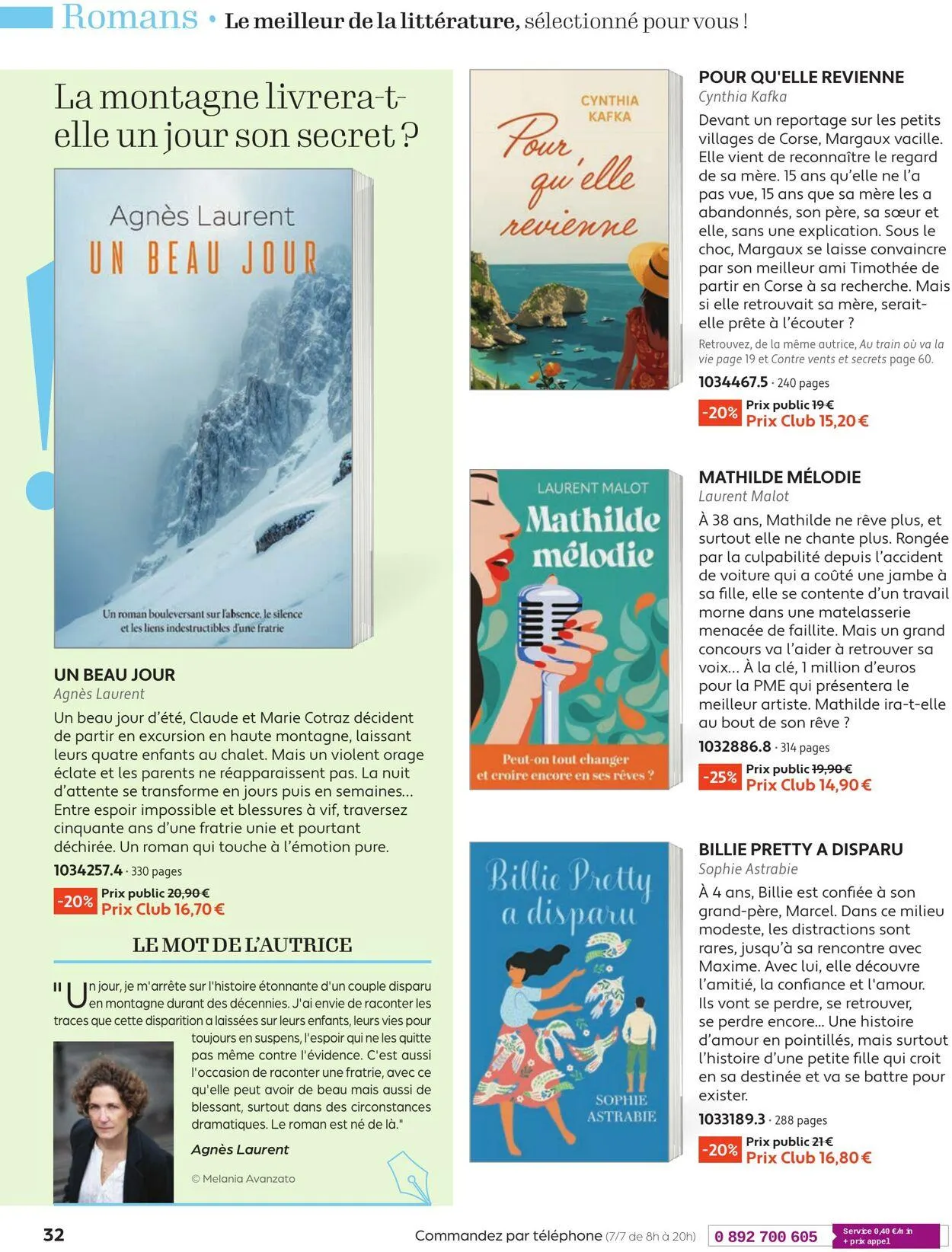 France Loisirs du 1 mai au 30 juin 2025 - Catalogue page 32