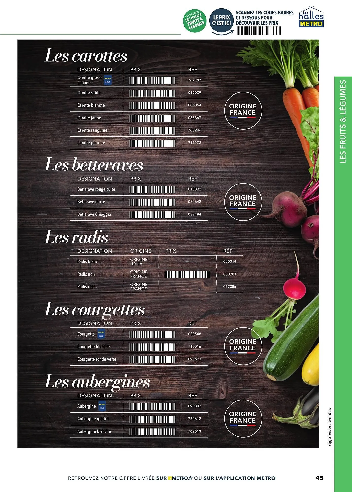 Catalogue METRO du 2 mars au 31 décembre 2025 - Catalogue page 45