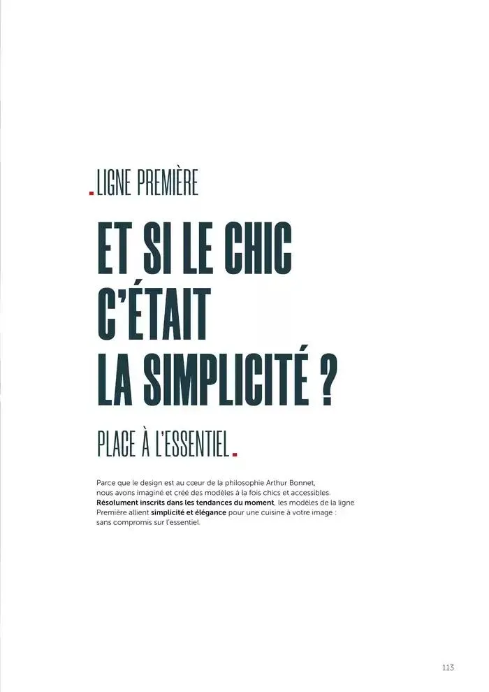 VOUS NE TROUVEREZ PAS VOTRE CUISINE DANS CE CATALOGUE du 16 janvier au 30 avril 2025 - Catalogue page 113