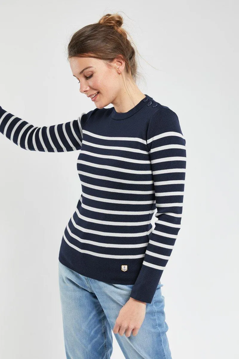 Pull marin rayé "Groix" - coton