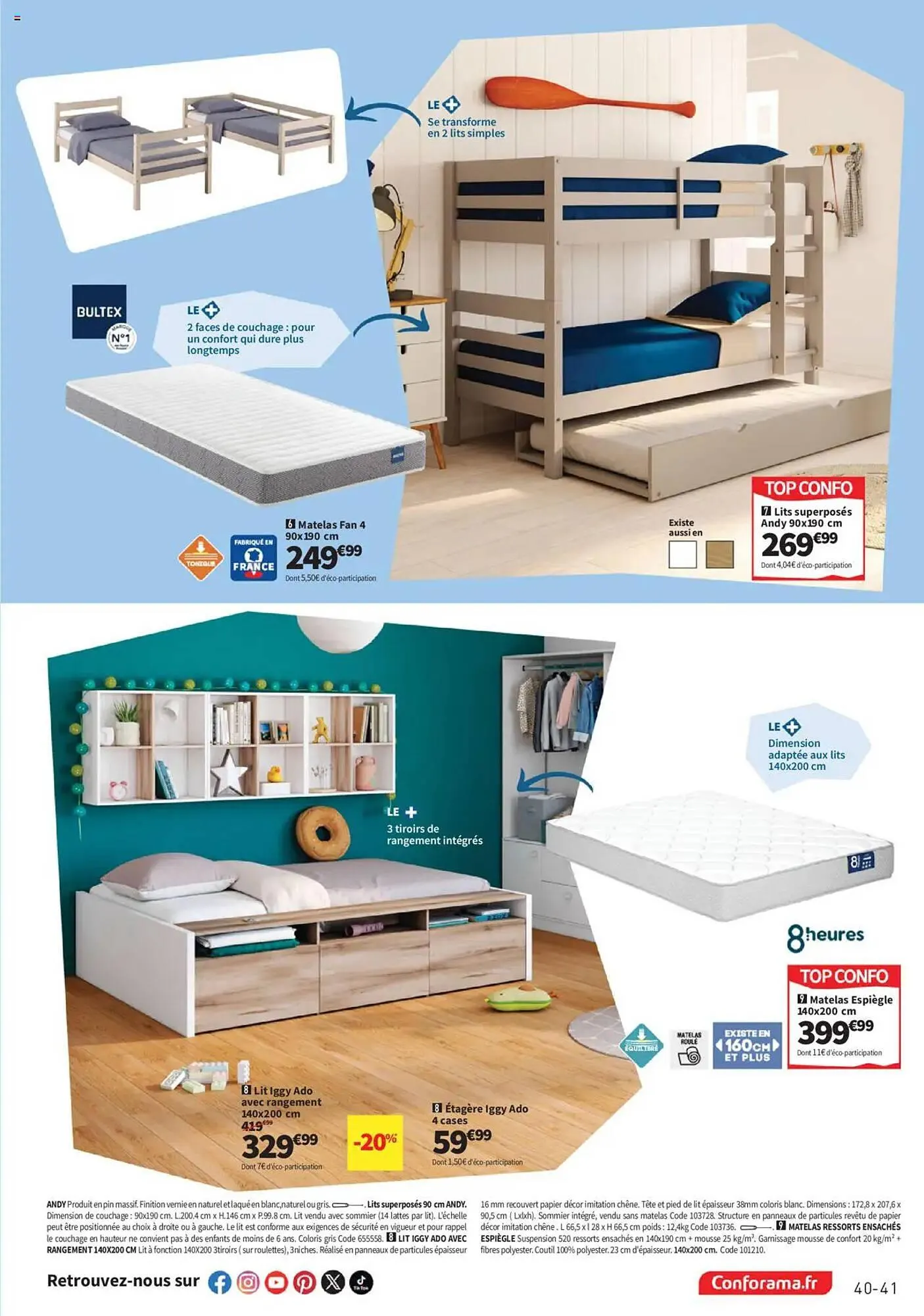 Catalogue Conforama du 10 juin au 31 décembre 2025 - Catalogue page 41