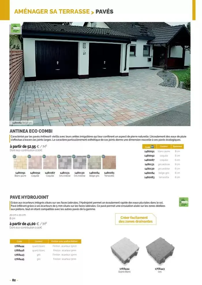 Aménagements Extérieurs 2025 du 30 avril au 31 décembre 2025 - Catalogue page 82