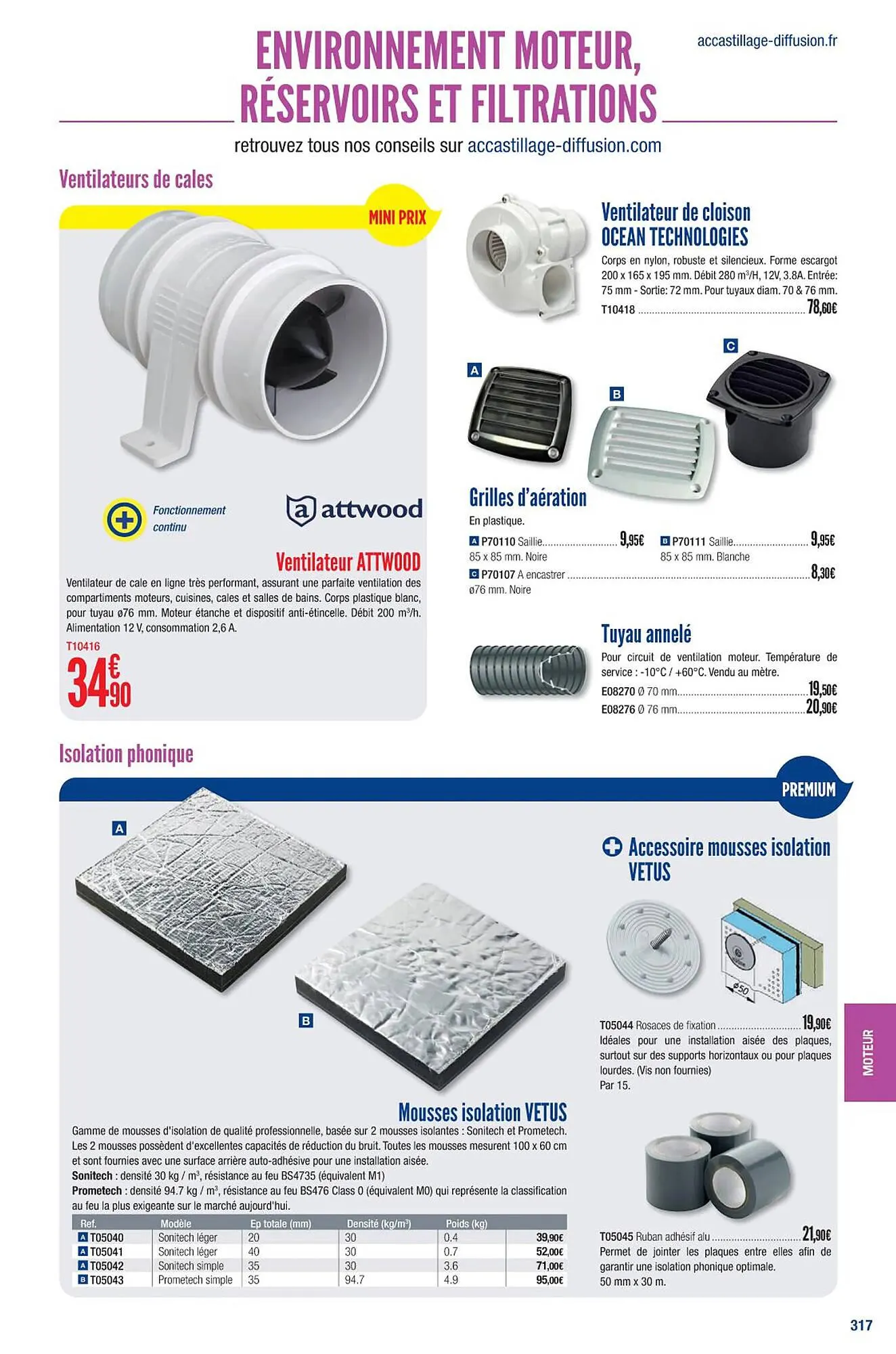 Catalogue Accastillage Diffusion du 1 mars au 31 décembre 2023 - Catalogue page 319
