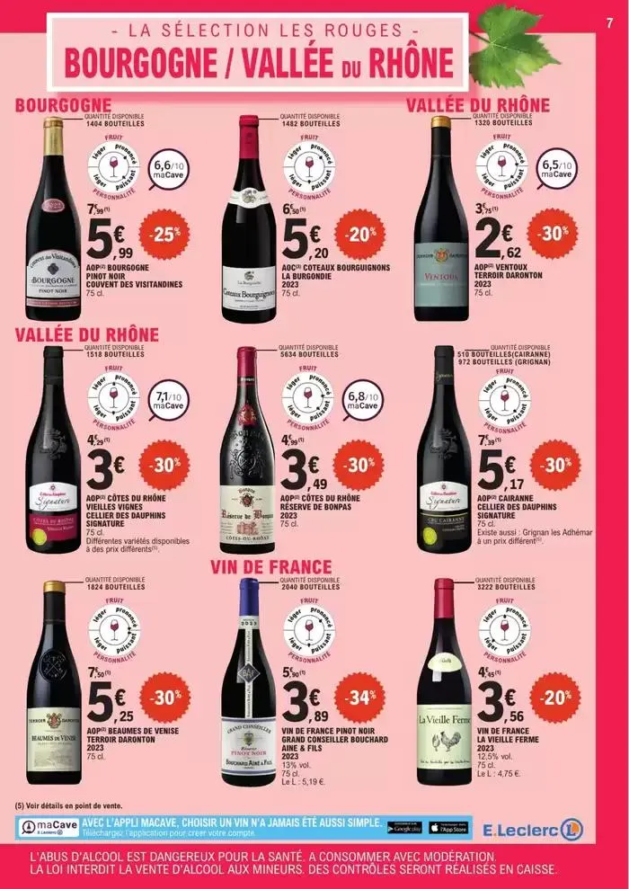 FOIRE AUX VINS DE PRINTEMPS - MIXTE du 8 avril au 19 avril 2025 - Catalogue page 7